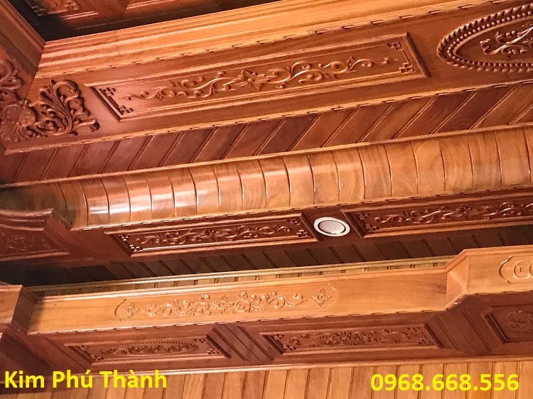 Trần Gỗ Tự Nhiên Mẫu H03