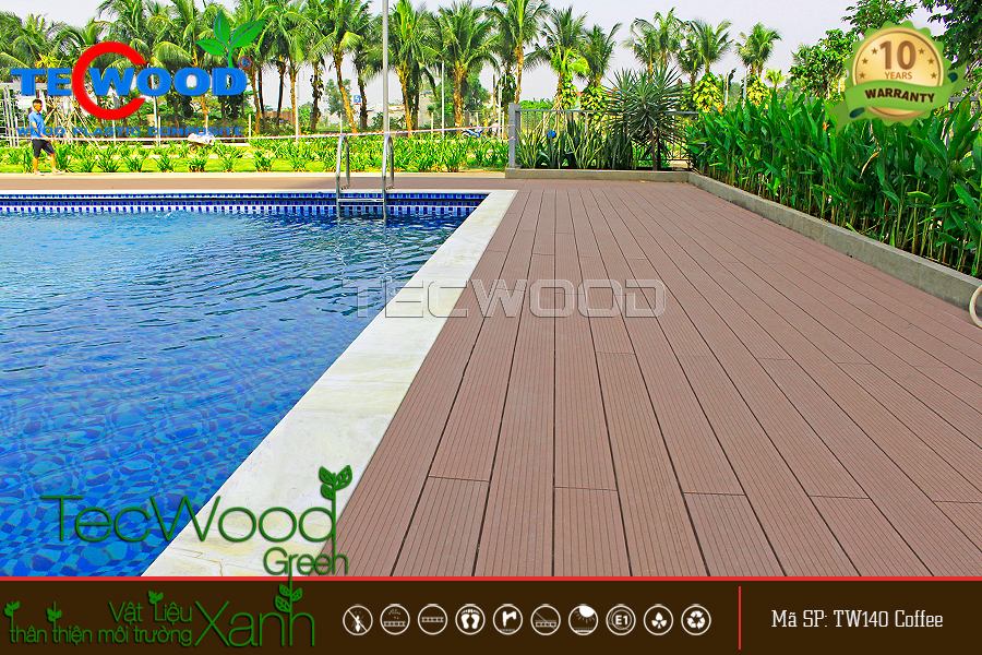 Sàn Gỗ Ngoài Trời Tecwood TW150-Coffee