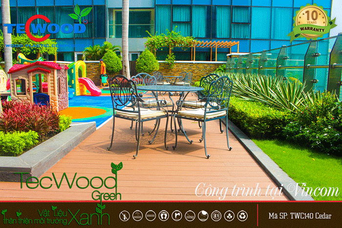 Sàn Gỗ Ngoài Trời Tecwood TW150-Cedar