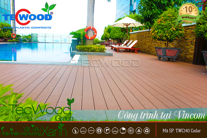 Sàn Gỗ Ngoài Trời Tecwood TW150-Cedar