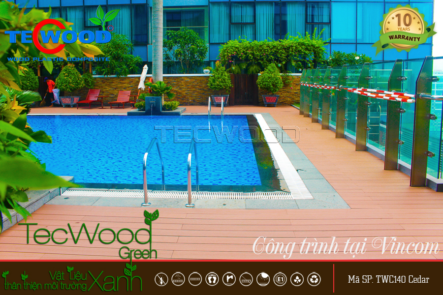 Sàn Gỗ Ngoài Trời Tecwood TW150-Cedar