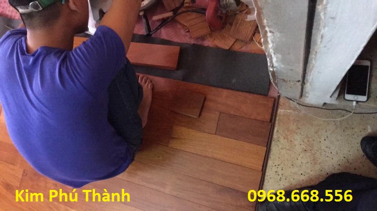 Sàn Gỗ Căm Xe Thi Công Tại Số 25, Ngõ 35 Cát Linh